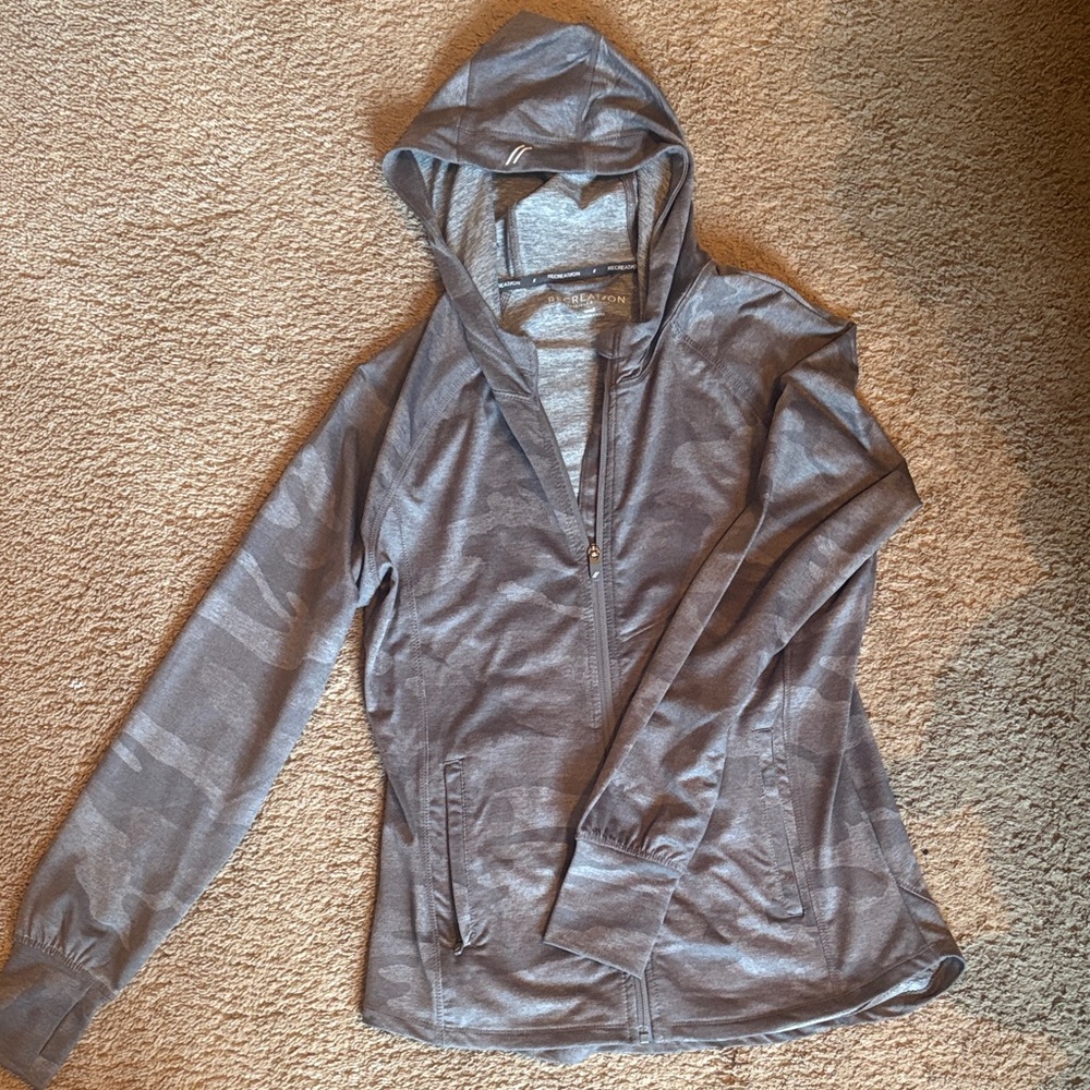 Gray Hooded Women's Sweater